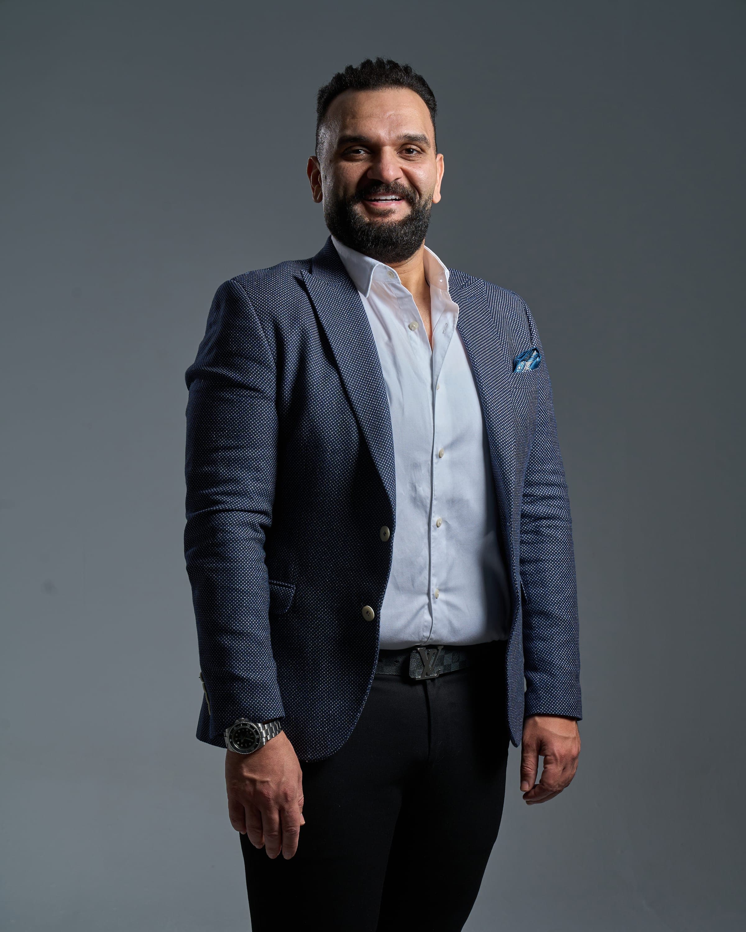 Portrait of Ahmed Aladawy, Founder of Adawy Group